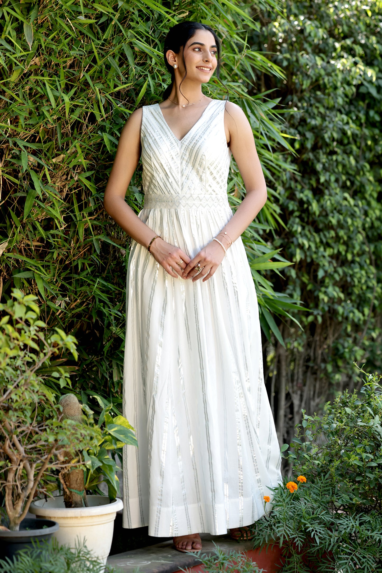 Elara Open-Back Dress
