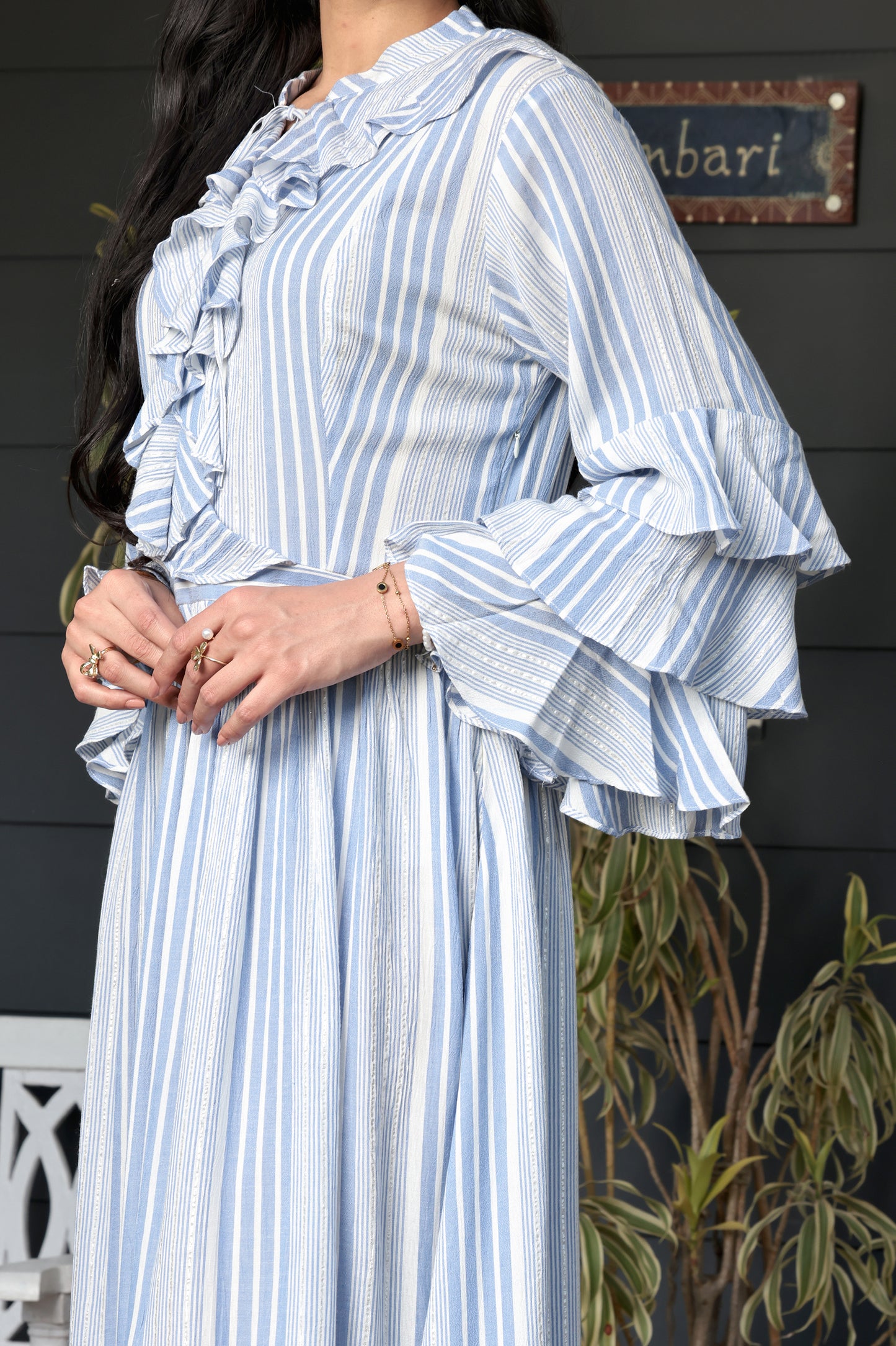 Elara Ruffle Dress